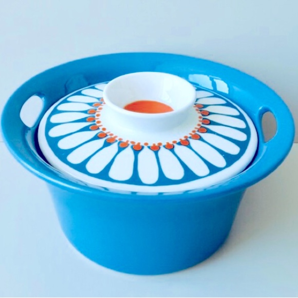 Vintage MCM Figgjo Flint Turi Design "Daisy" Casserole, Made in Norway, c. 1960s - Picture 8 of 8